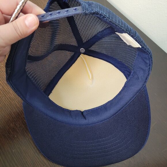 Vintage Snapback Hat Mesh Trucker Oilmans Bass Classic 86 Cap Adult Supercap - Picture 12 of 16